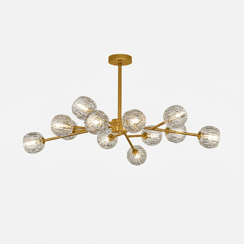 Crystal Ball Round Cluster Chandelier - Vakkerlight