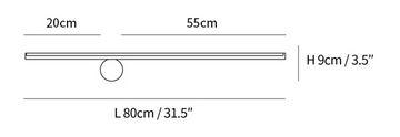 Luminária de Parede Coordinates — Dimension drawings 1