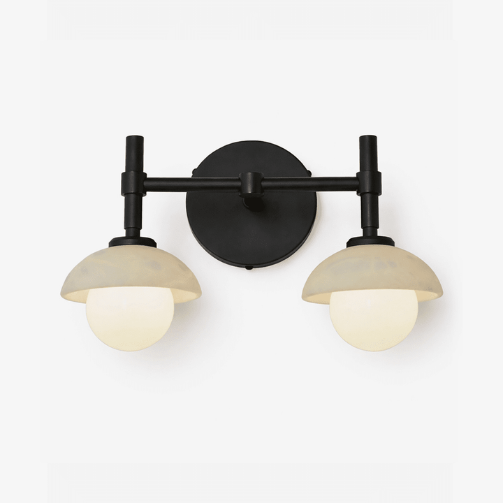 Milo Alabaster Double Wall Light - Vakkerlight
