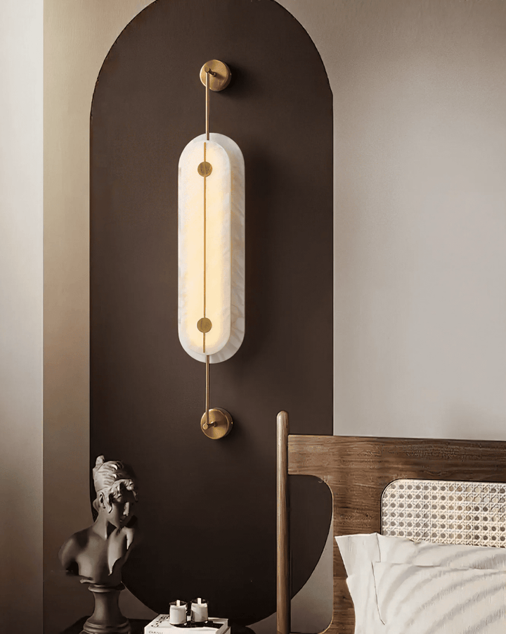 Solvane Alabaster Wall Sconce - Vakkerlight