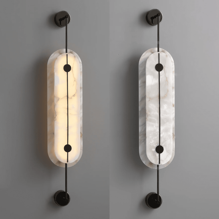 Solvane Alabaster Wall Sconce - Vakkerlight