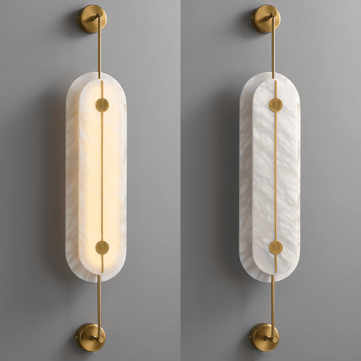 Solvane Alabaster Wall Sconce - Vakkerlight