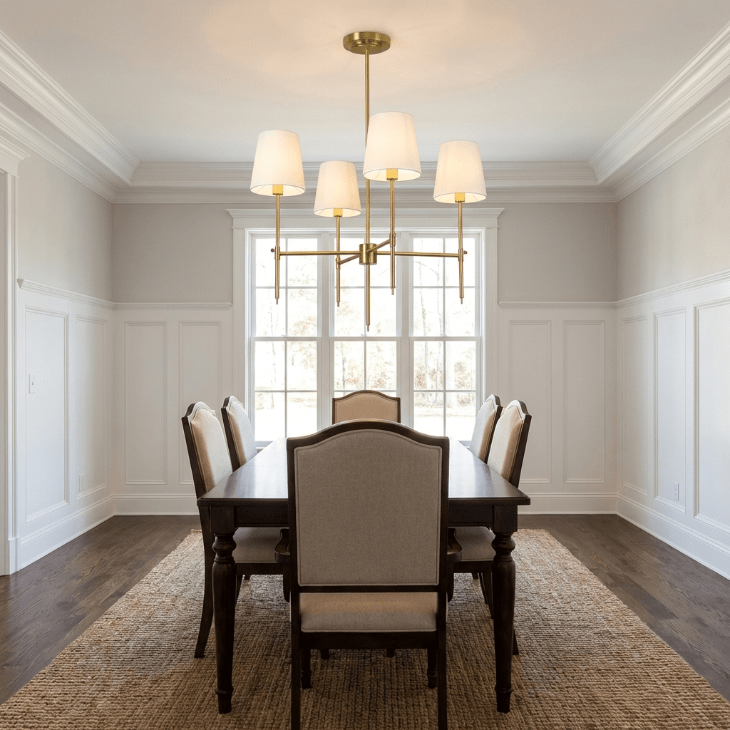 Elowen Brass Chandelier - Vakkerlight