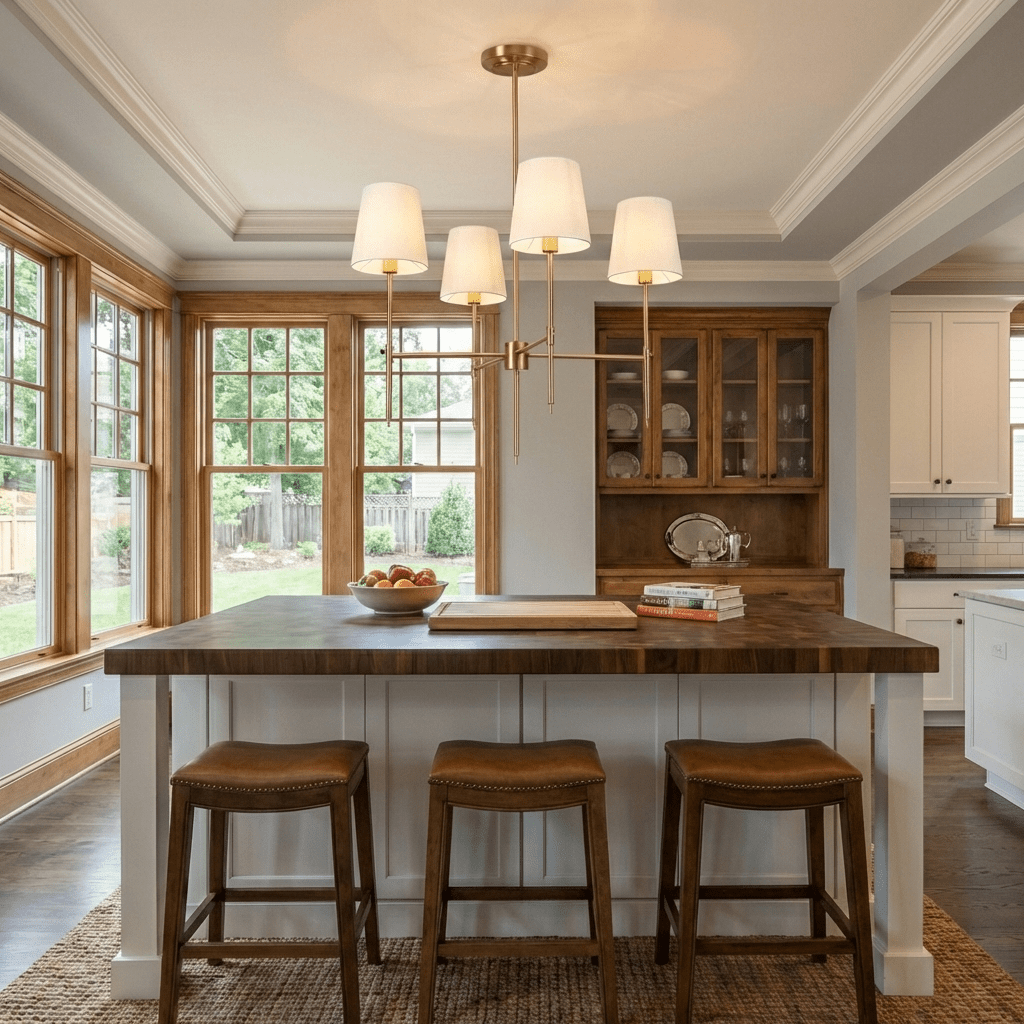 Elowen Brass Chandelier - Vakkerlight