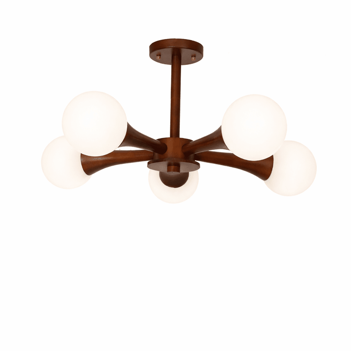 Wooden Nera Chandelier - Vakkerlight