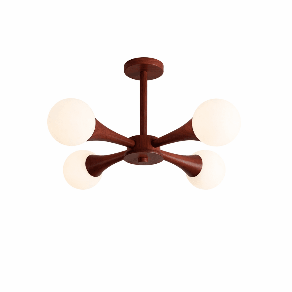 Wooden Nera Chandelier - Vakkerlight