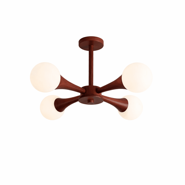 Wooden Nera Chandelier - Vakkerlight