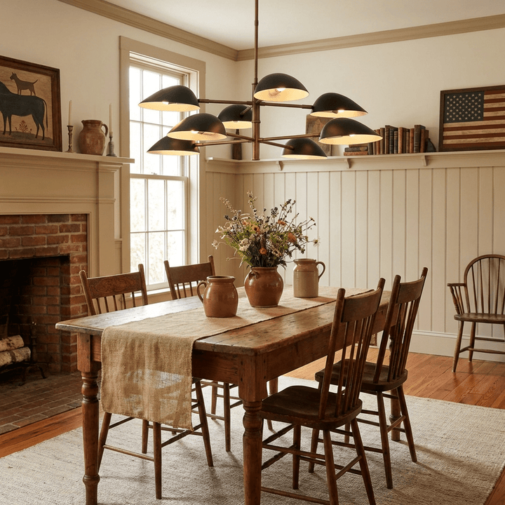 Vespera Brass Chandelier - Vakkerlight