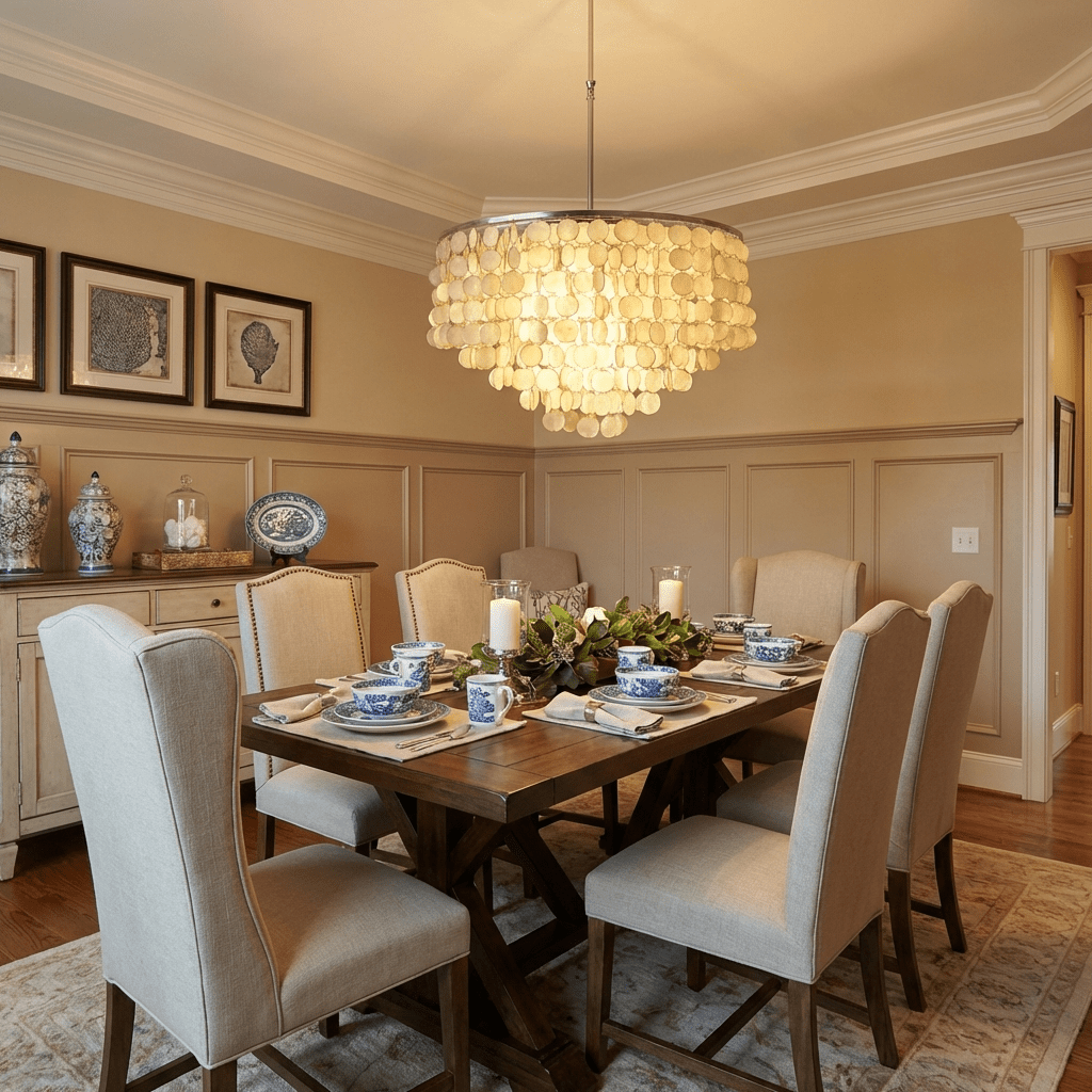 Oceana Shell chandelier - Vakkerlight