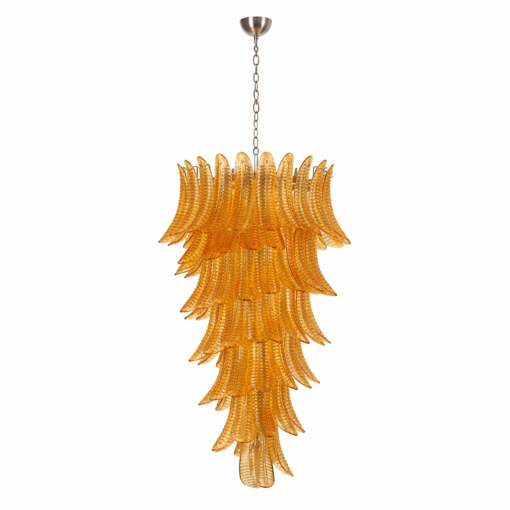 Amber Leaf Cascade Chandelier - Vakkerlight
