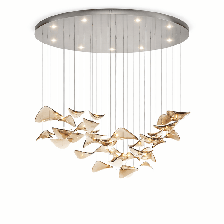 Wave Floating Leaf Chandelier - Vakkerlight