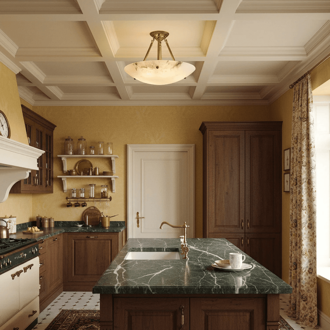 Calyra Alabaster Ceiling Light - Vakkerlight