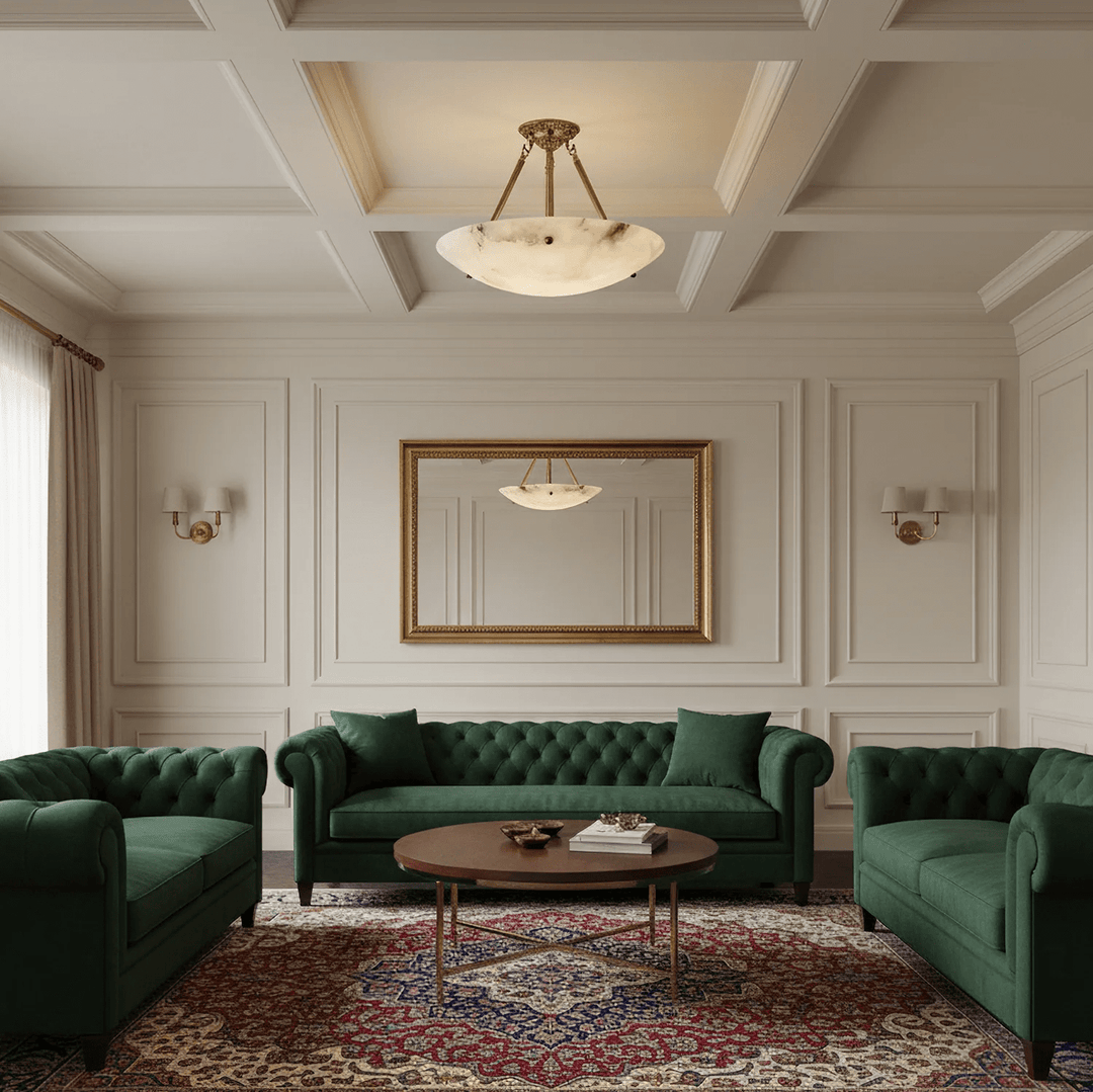 Calyra Alabaster Ceiling Light - Vakkerlight