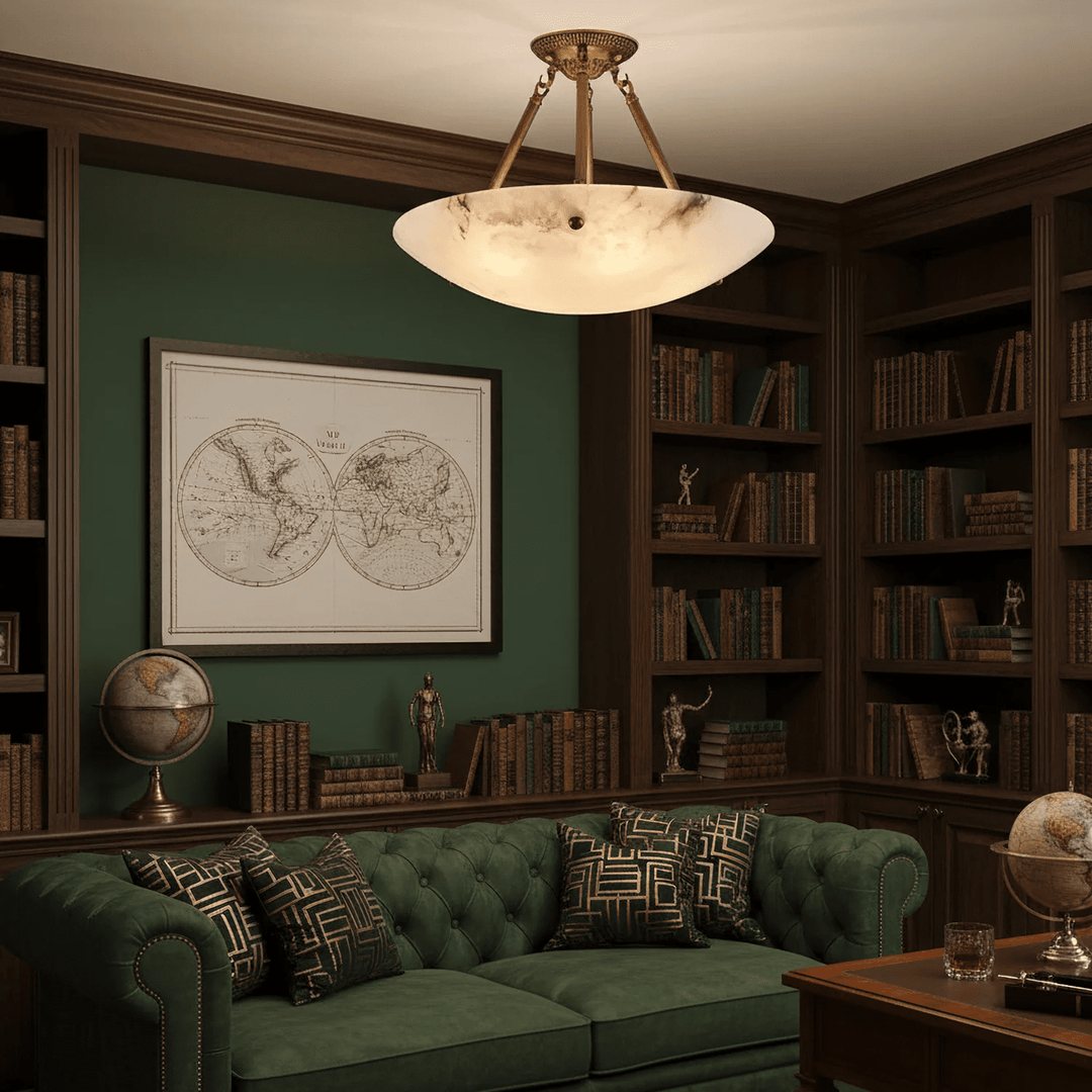 Calyra Alabaster Ceiling Light - Vakkerlight