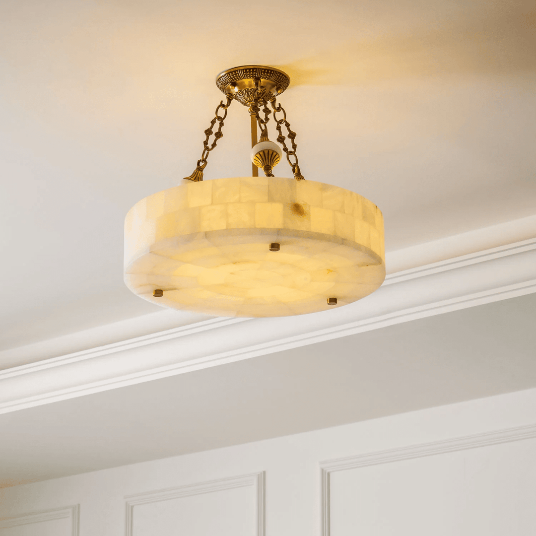 Lumisora Alabaster Ceiling Lamp - Vakkerlight
