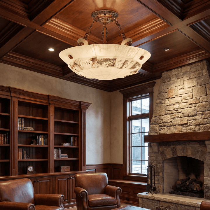 Aureon Alabaster Ceiling Light - Vakkerlight