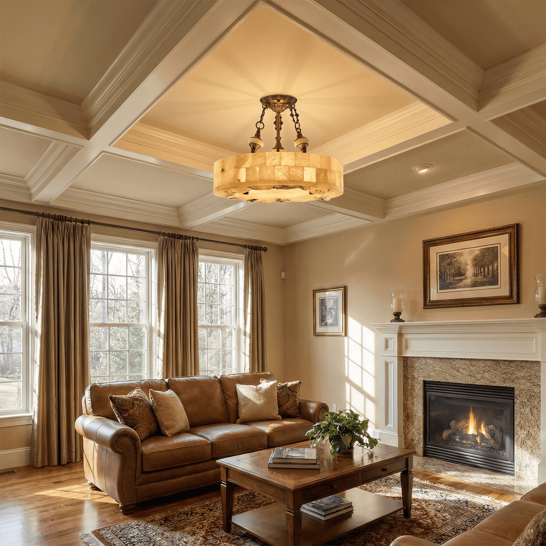 Aurevia Alabaster Chandelier - Vakkerlight