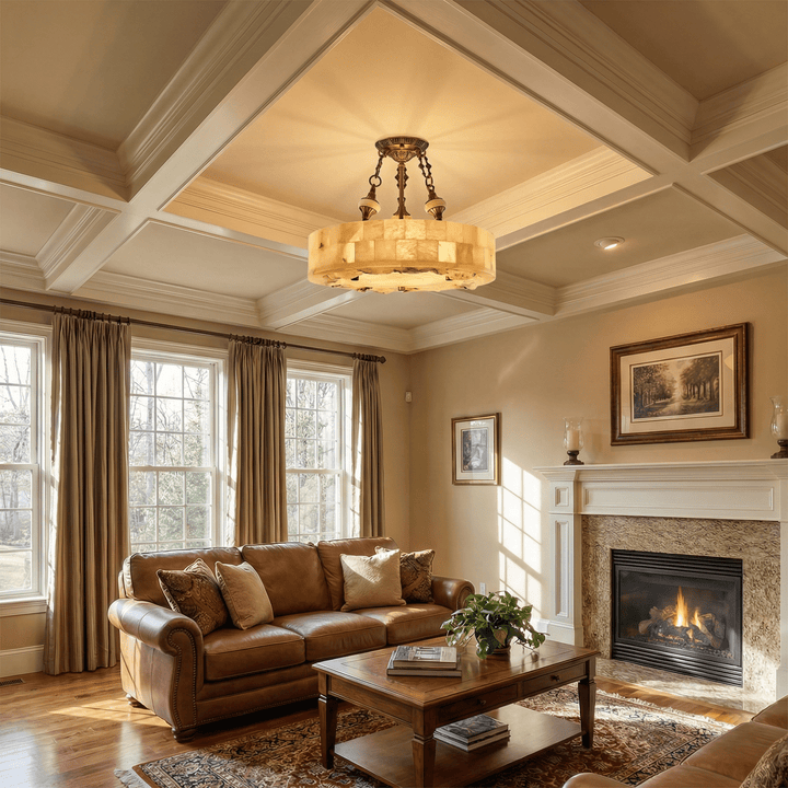 Aurevia Alabaster Chandelier - Vakkerlight