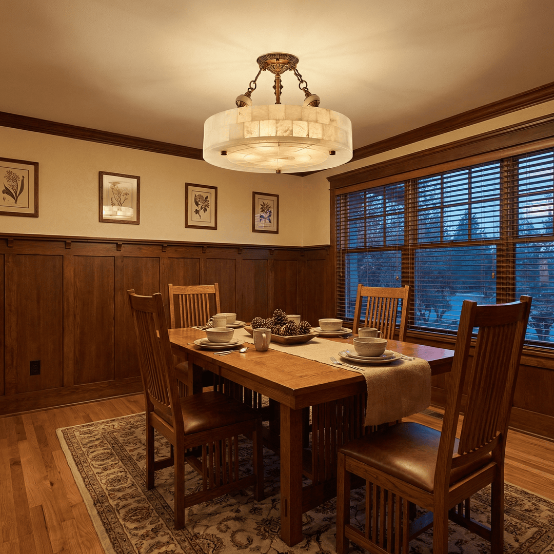 Lumisora Alabaster Ceiling Lamp - Vakkerlight