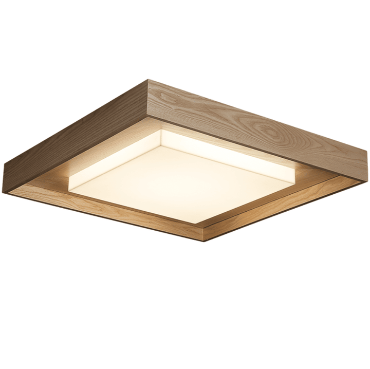 Kurin Wood Frame Ceiling Light - Vakkerlight