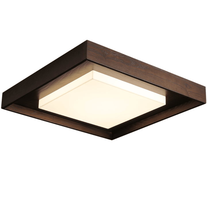 Kurin Wood Frame Ceiling Light - Vakkerlight