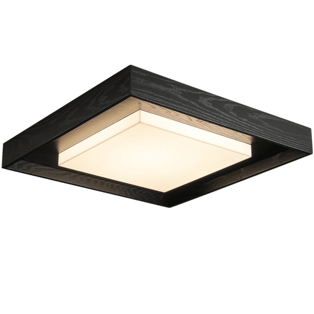 Kurin Wood Frame Ceiling Light - Vakkerlight