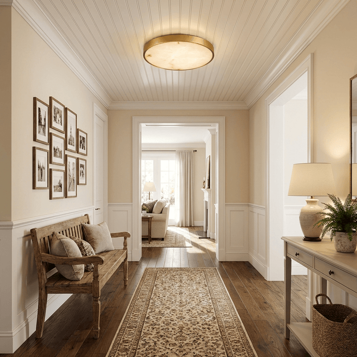 Calista Alabaster Ceiling Light - Vakkerlight