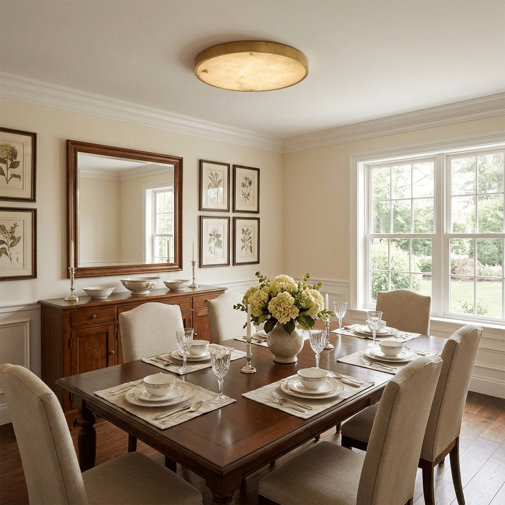 Calista Alabaster Ceiling Light - Vakkerlight