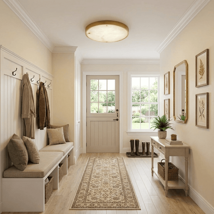 Calista Alabaster Ceiling Light - Vakkerlight