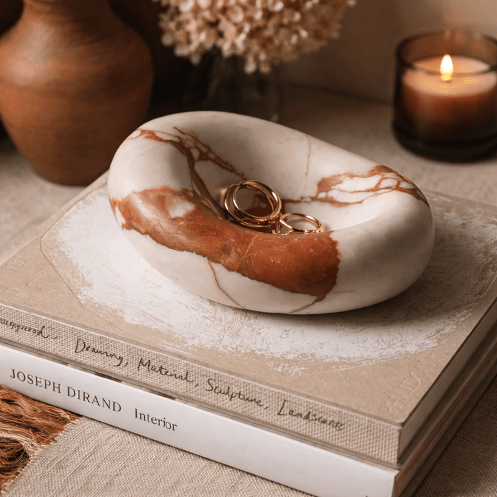 Drift Bowl Marble Tray - Vakkerlight