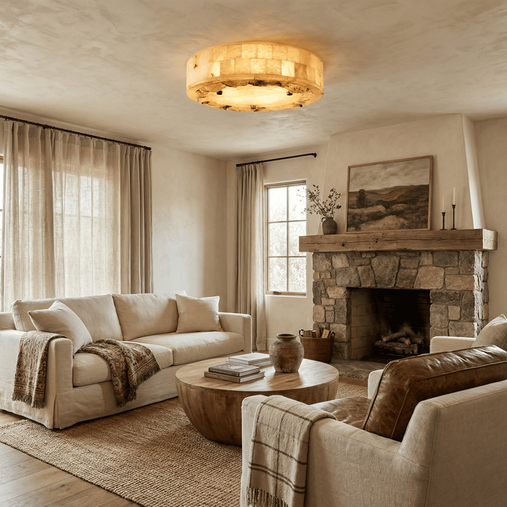 Luriel Alabaster Ceiling Light - Vakkerlight