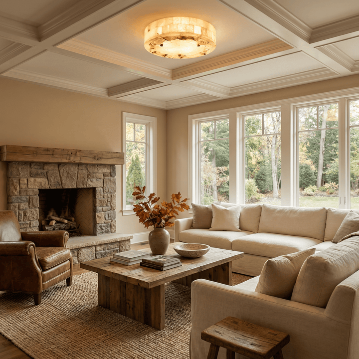 Luriel Alabaster Ceiling Light - Vakkerlight