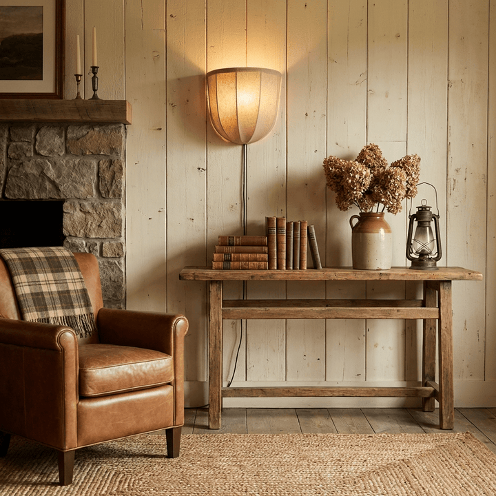 Sienna Linen Plug - in Wall Sconce - Vakkerlight