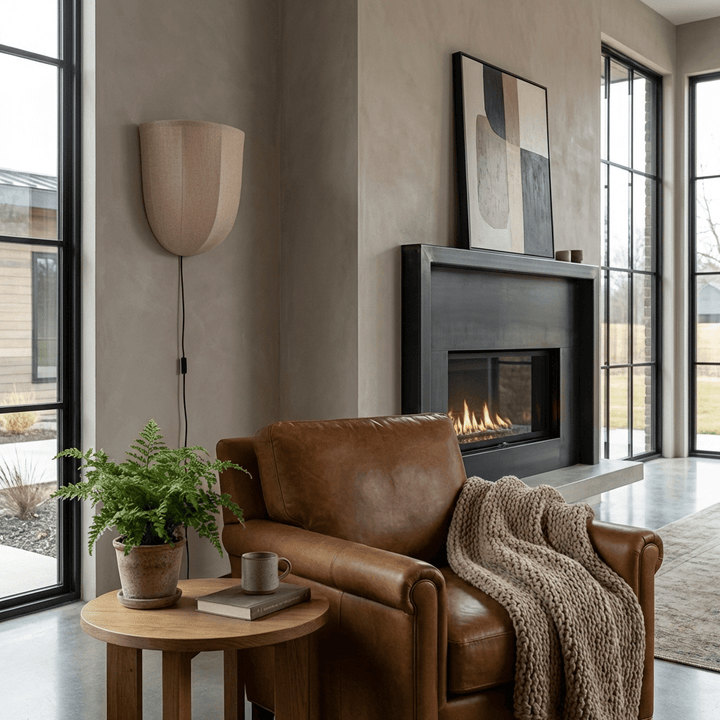 Sienna Linen Plug - in Wall Sconce - Vakkerlight