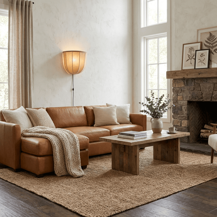 Sienna Linen Plug - in Wall Sconce - Vakkerlight