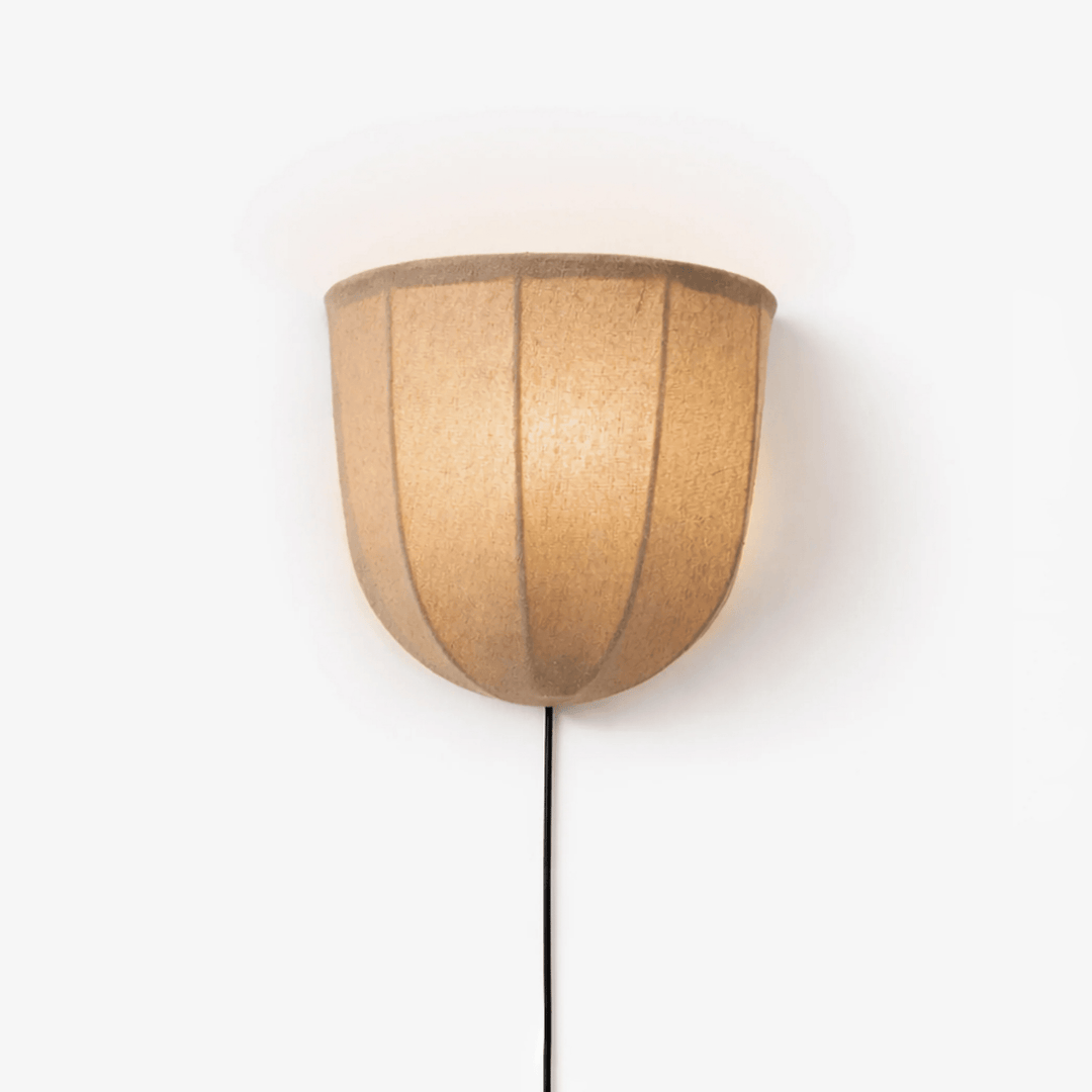 Sienna Linen Plug - in Wall Sconce - Vakkerlight