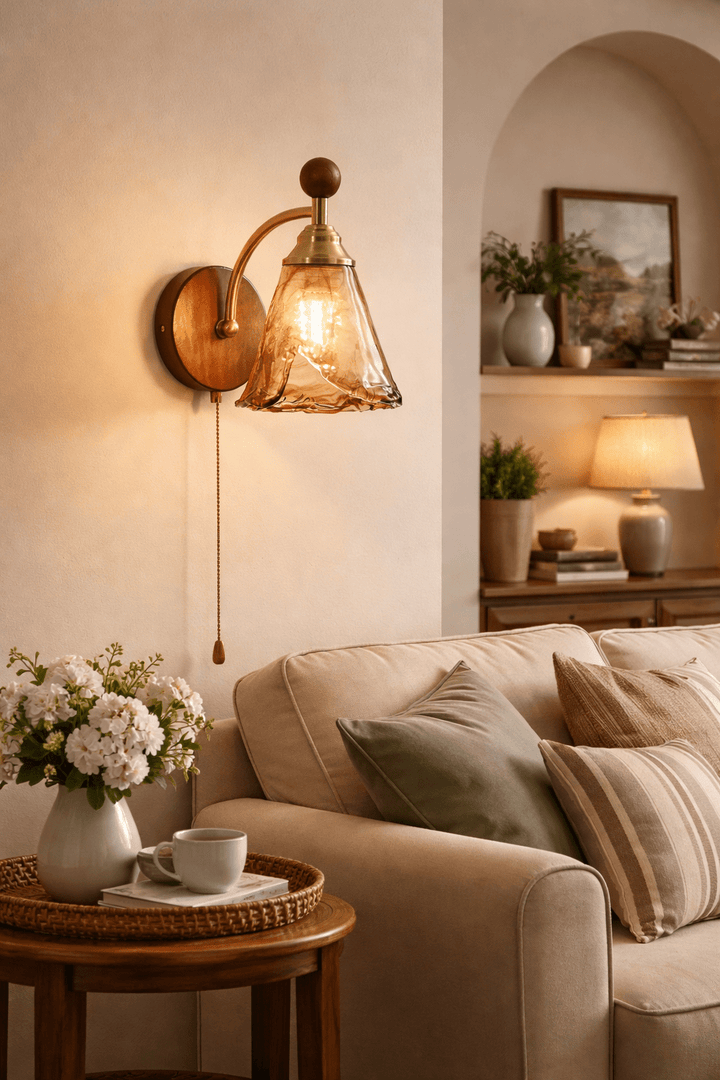 Amberveil Bloom Wall Lamp - Vakkerlight