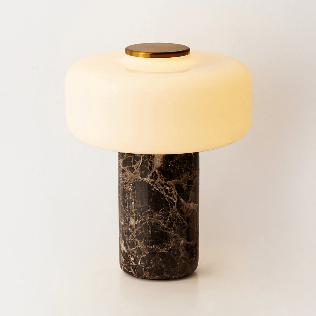 Maris Rechargeable Marble Table Lamp - Vakkerlight