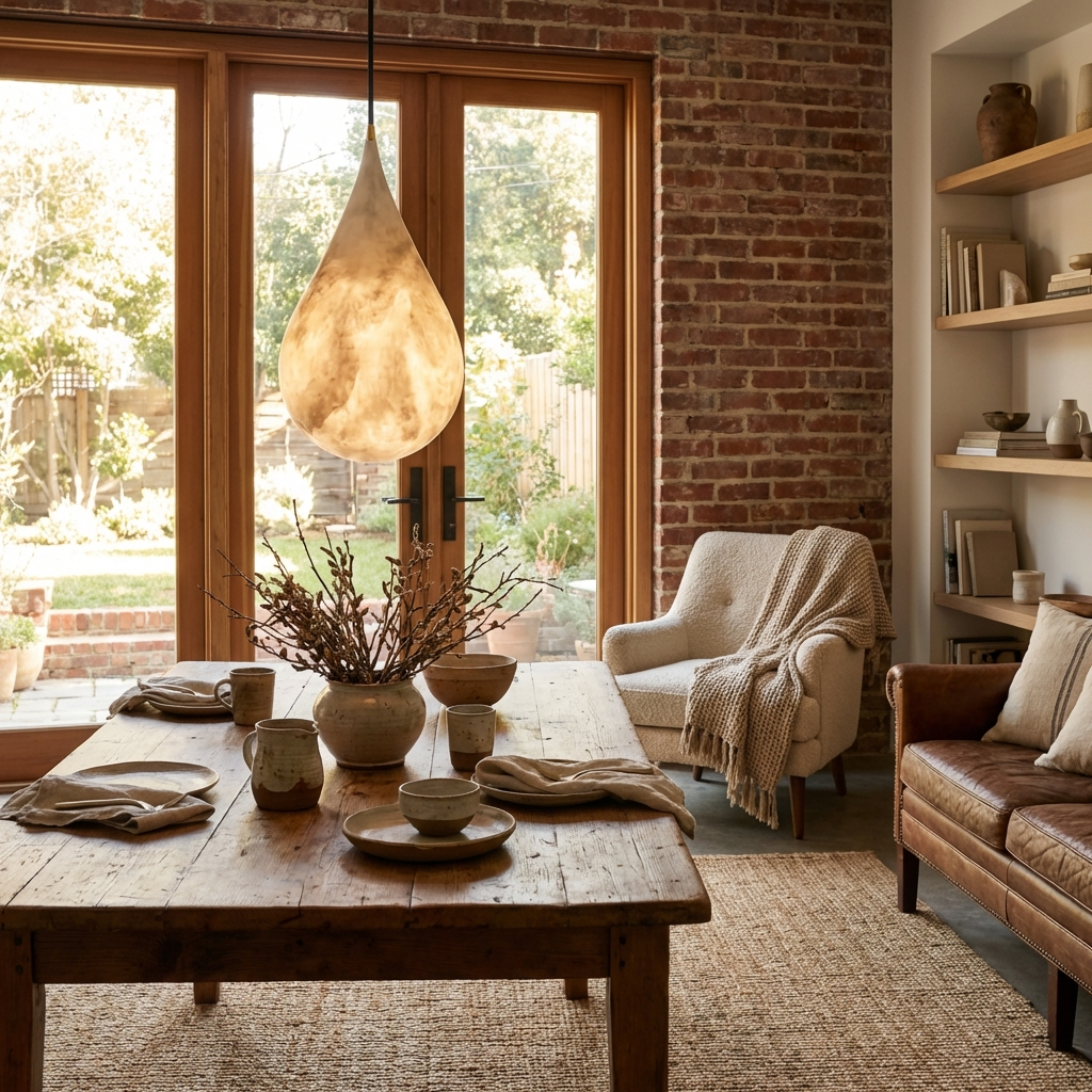 Alabaster Raindrop Pendant Light