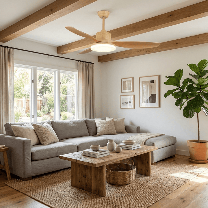 Keltis 48"/52" Ceiling Fan Light - Vakkerlight