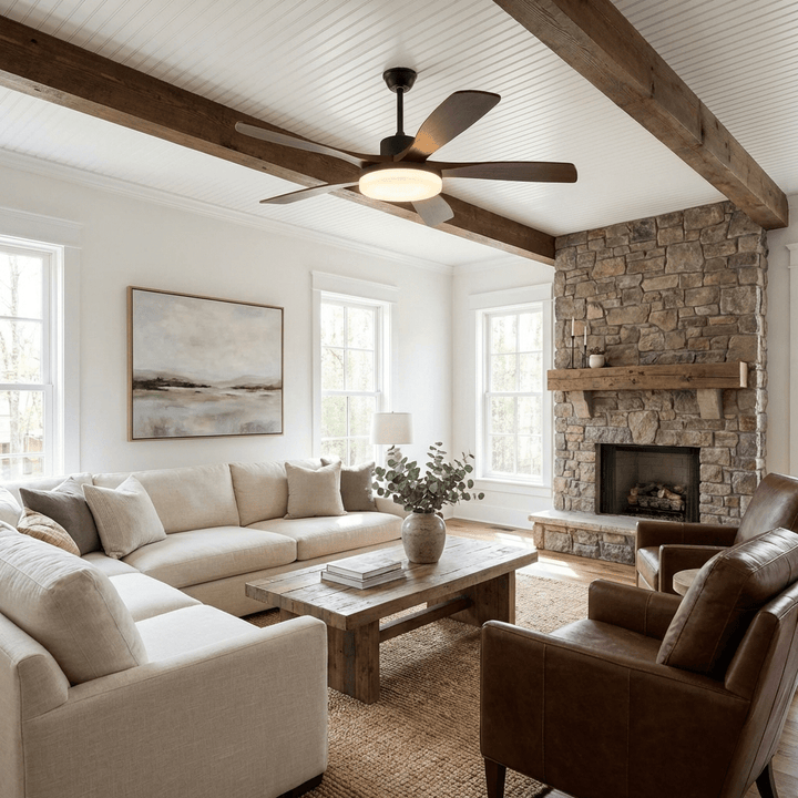 Keltis 48"/52" Ceiling Fan Light - Vakkerlight