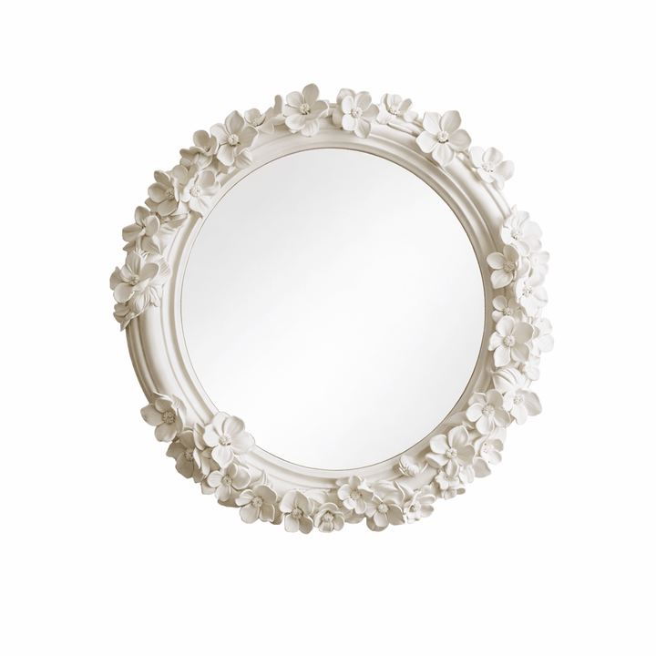 Floral Carve Vanity Mirror - Vakkerlight