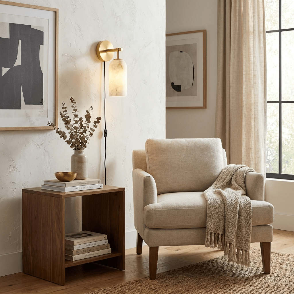 Pillar Alabaster Plug - in Wall Sconce - Vakkerlight