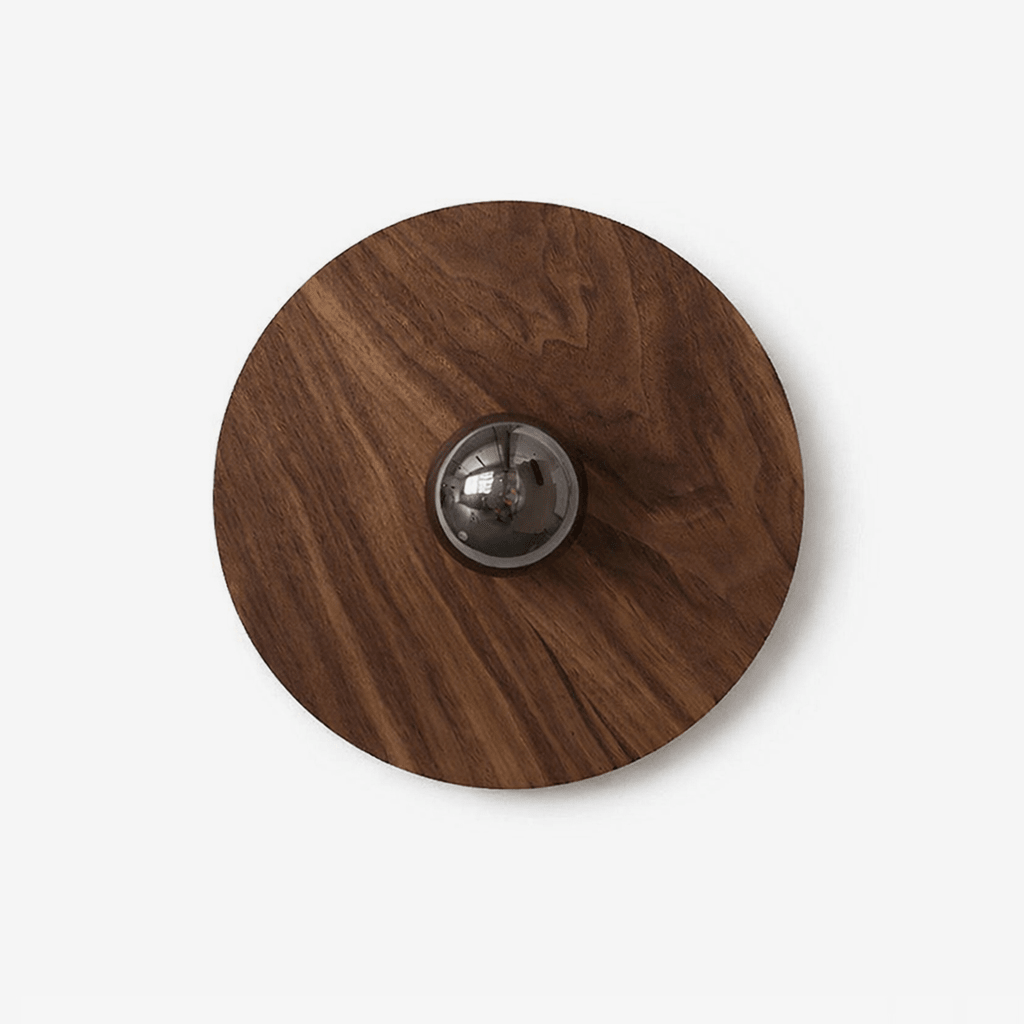 Vireo Wood Disc Wall Light - Vakkerlight