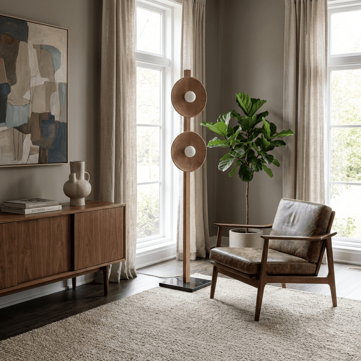 Arbor Twin Disc Floor Lamp - Vakkerlight