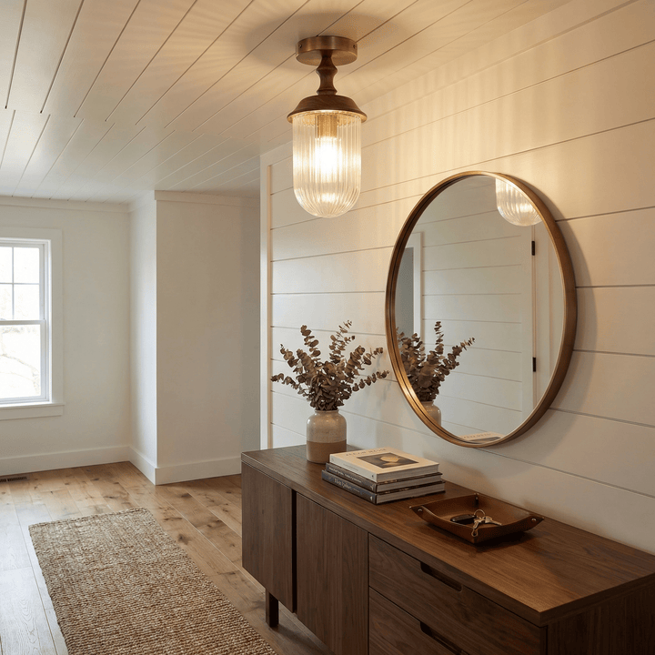 Sylvan Wood Rim Ceiling Lamp - Vakkerlight