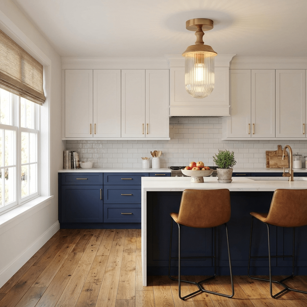 Sylvan Wood Rim Ceiling Lamp - Vakkerlight