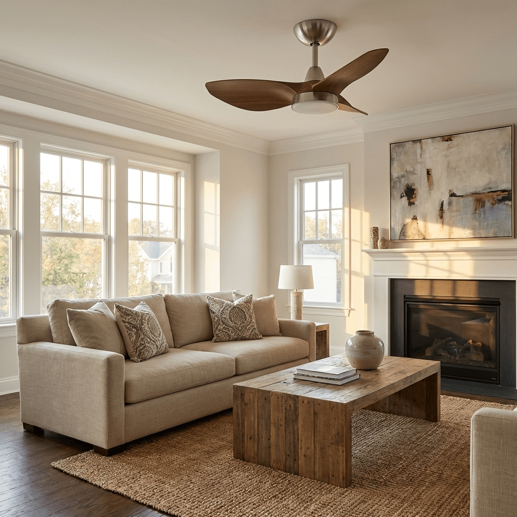 Mistral Aerodynamic Ceiling Fan Light - Vakkerlight