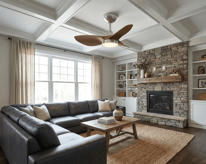 Mistral Aerodynamic Ceiling Fan Light - Vakkerlight