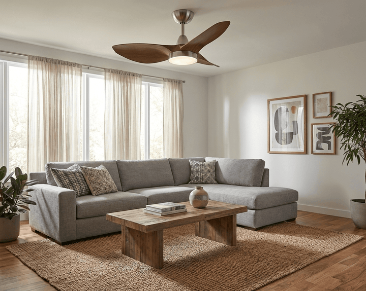 Mistral Aerodynamic Ceiling Fan Light - Vakkerlight